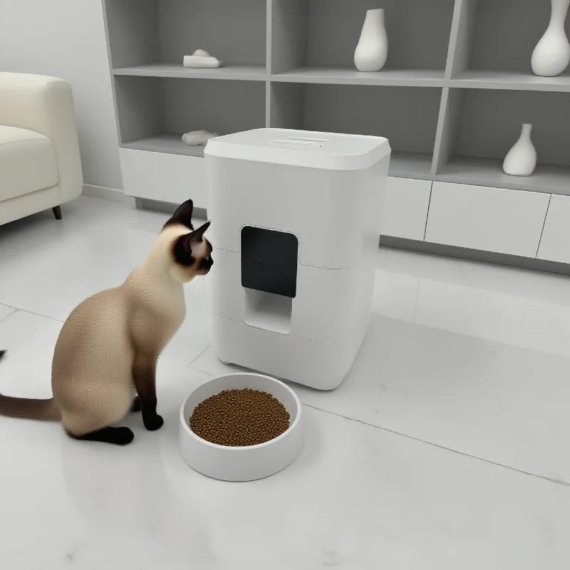 2025 New 2L Wifi Smart Pet Feeder Automatic Cat & Dog Food Dispenser with APP Control