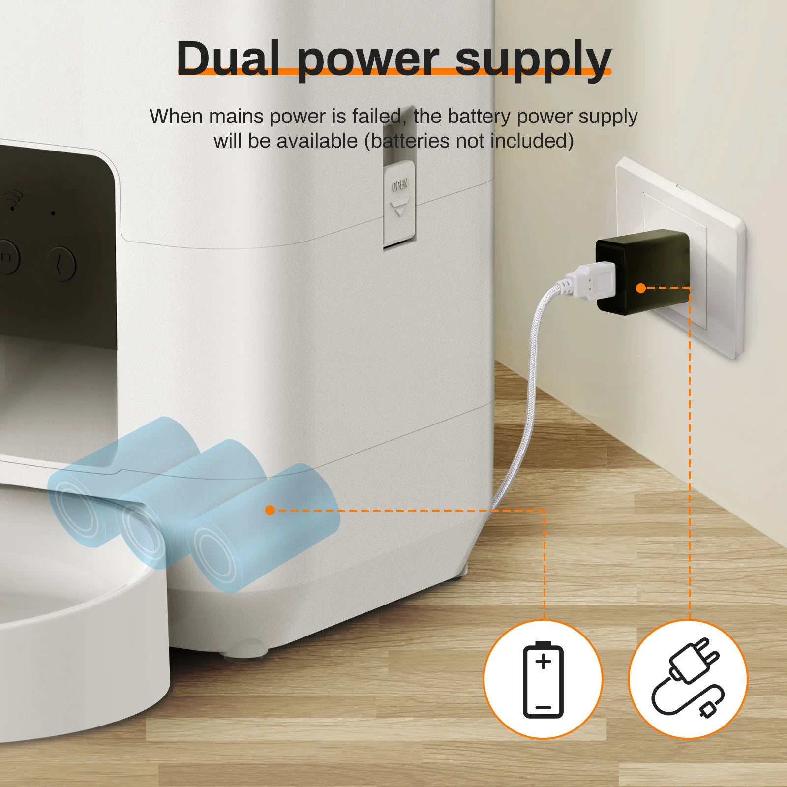 2025 New 2L Wifi Smart Pet Feeder Automatic Cat & Dog Food Dispenser with APP Control