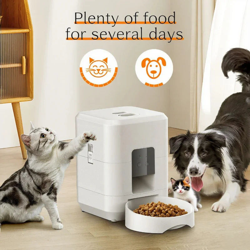 2025 New 2L Wifi Smart Pet Feeder Automatic Cat & Dog Food Dispenser with APP Control