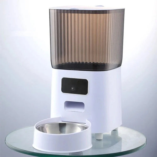 5L Smart Automatic Cat Feeder With Camera & Double Bowls