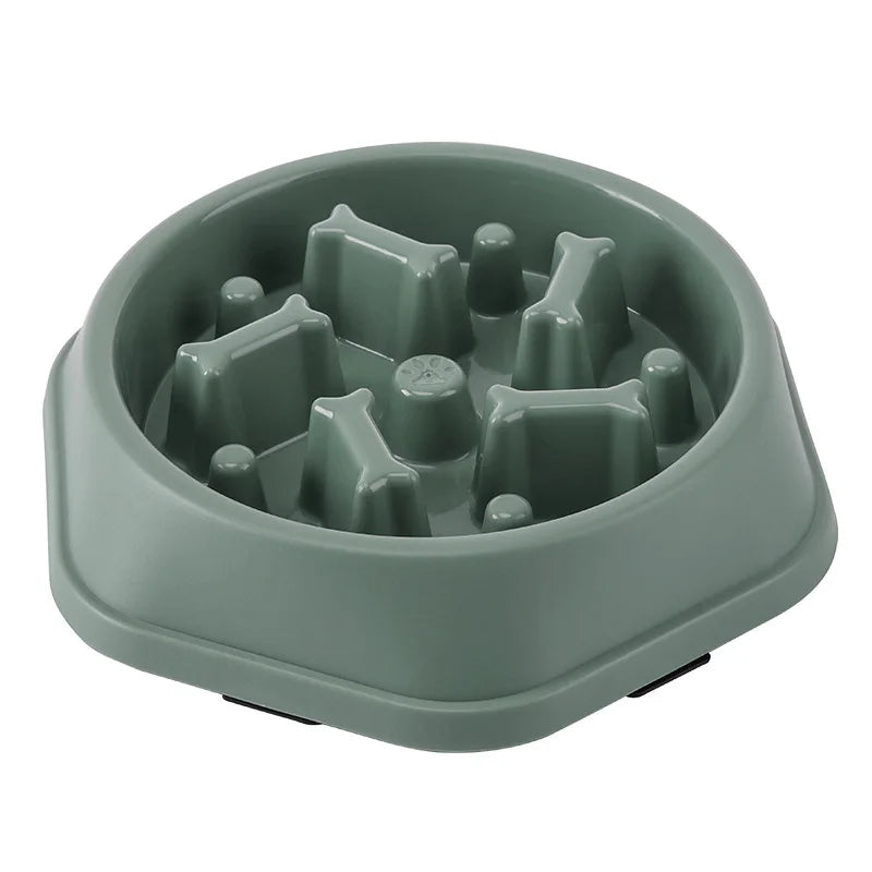 Cat & Dog Slow Feeder Bowl – Anti-Choking Non-Slip Design