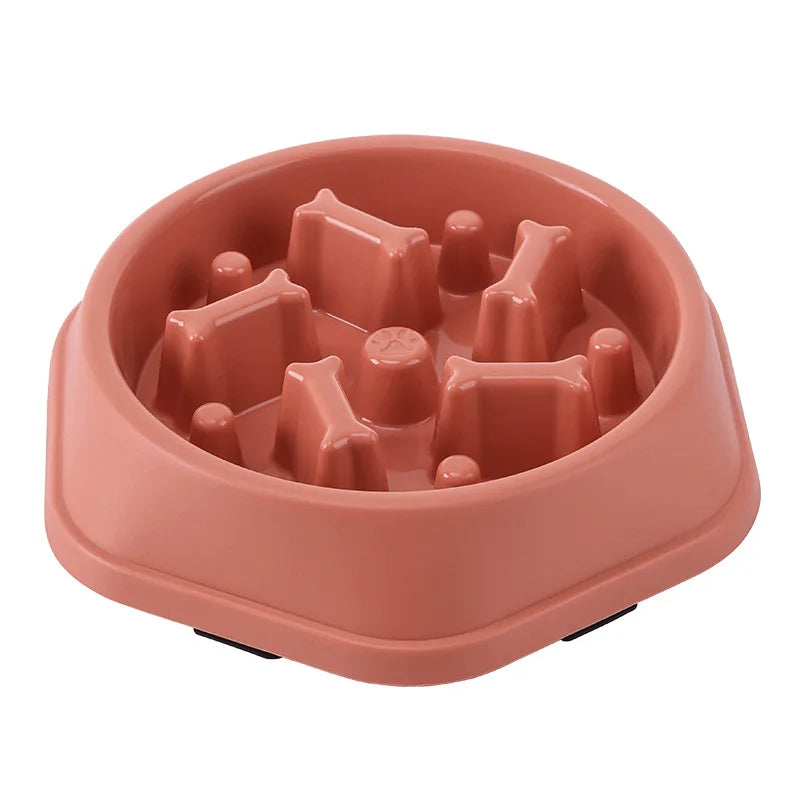 Cat & Dog Slow Feeder Bowl – Anti-Choking Non-Slip Design
