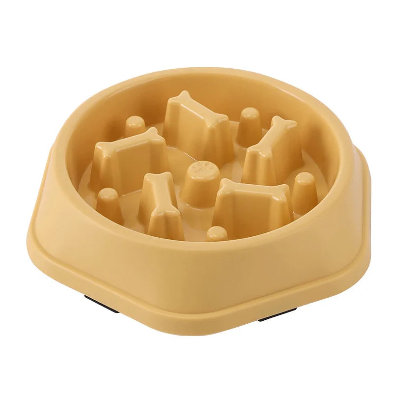 Cat & Dog Slow Feeder Bowl – Anti-Choking Non-Slip Design
