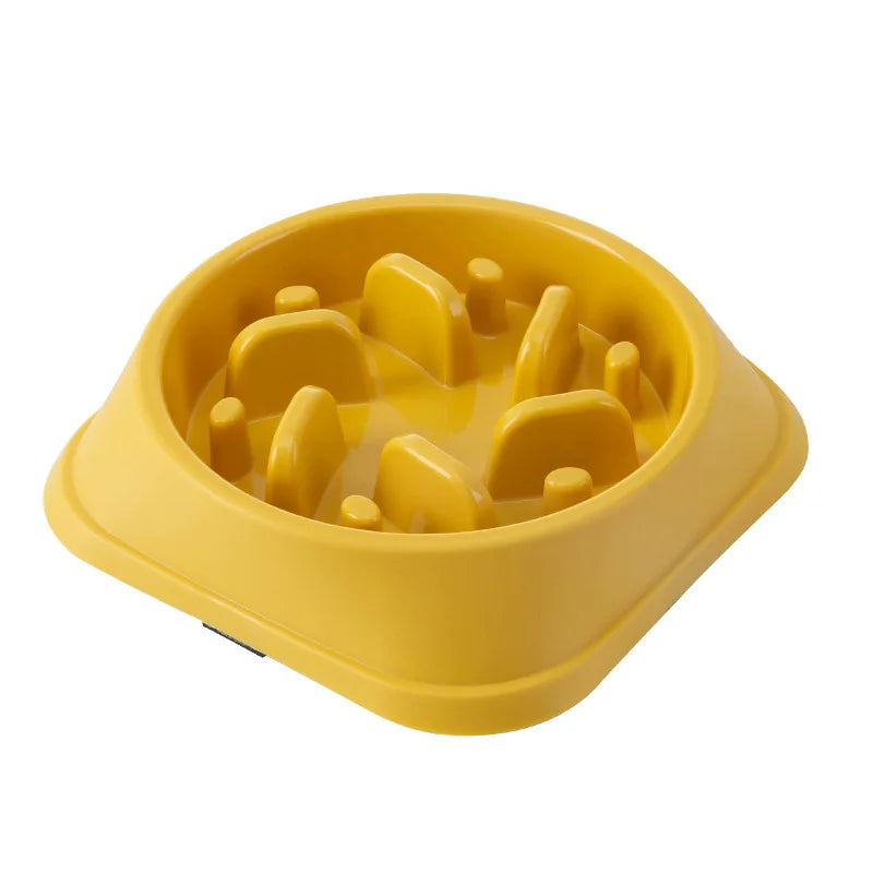 Cat & Dog Slow Feeder Bowl – Anti-Choking Non-Slip Design