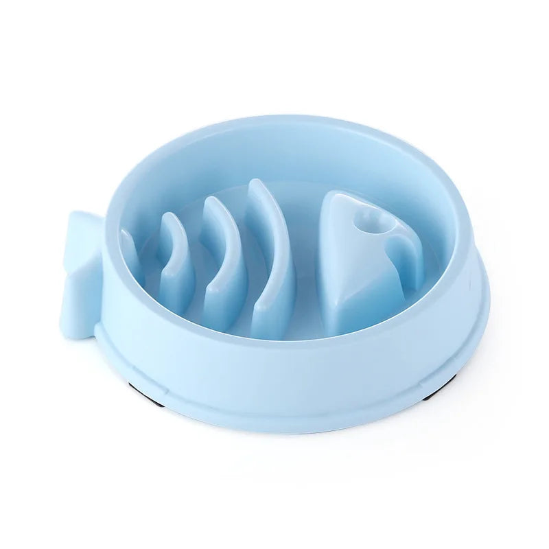 Cat & Dog Slow Feeder Bowl – Anti-Choking Non-Slip Design