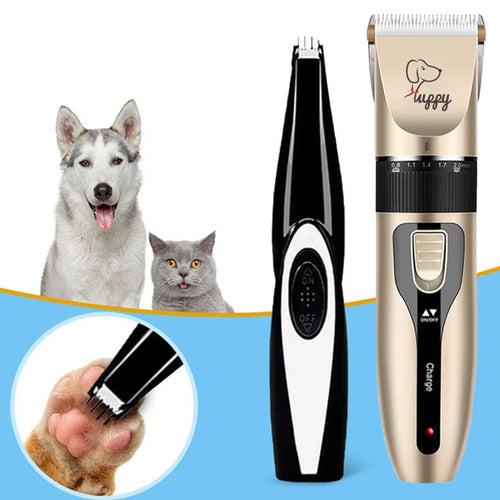 Electric Pet Clipper Grooming Kit – Rechargeable Trimmer