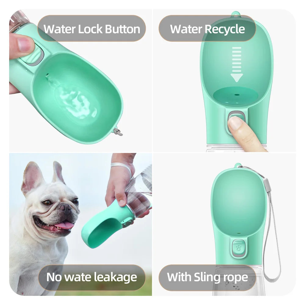 Portable Dog Water Bottle – Leakproof & Travel-Friendly