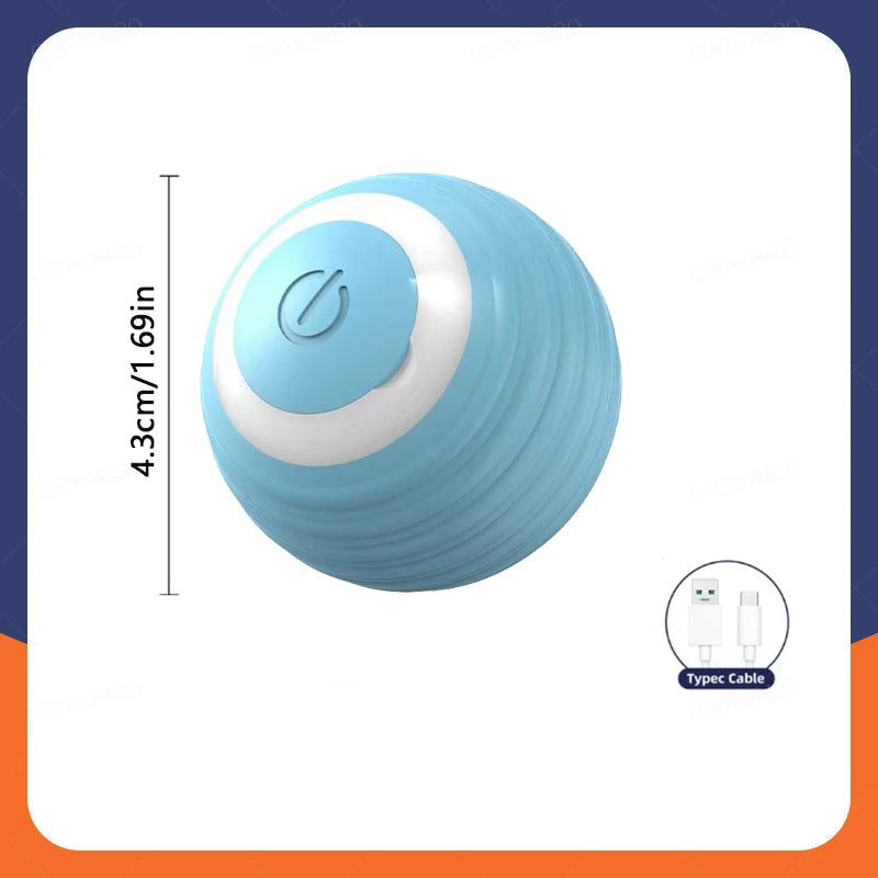 Smart Interactive Cat Toy Ball – USB Rechargeable Teaser