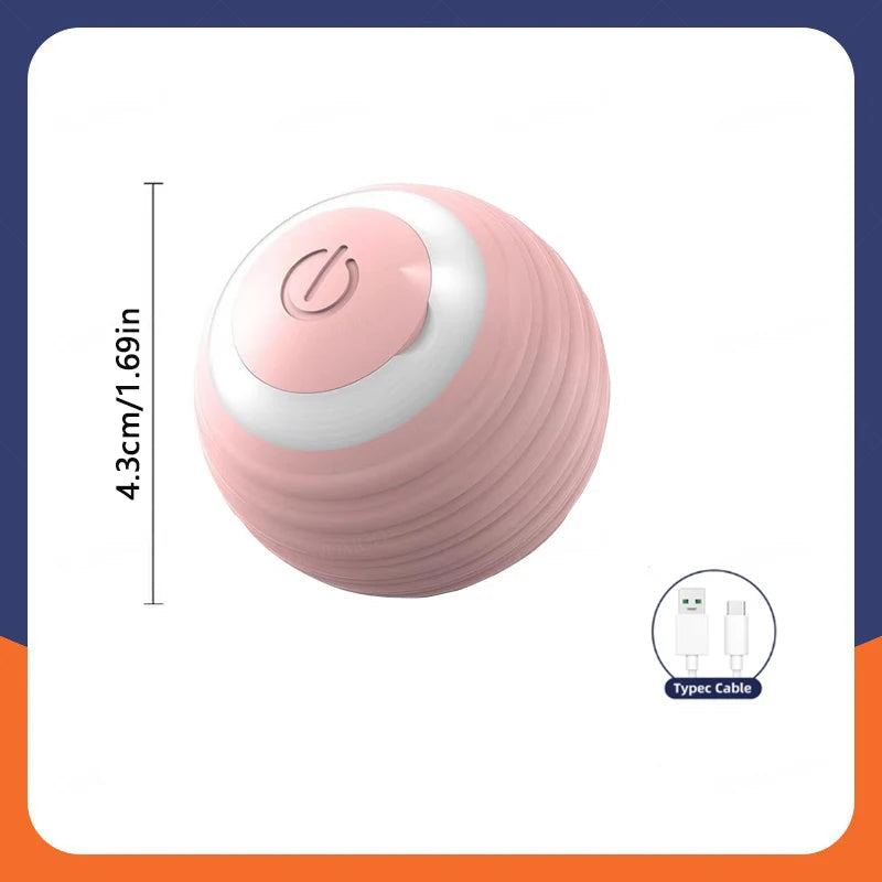 Smart Interactive Cat Toy Ball – USB Rechargeable Teaser
