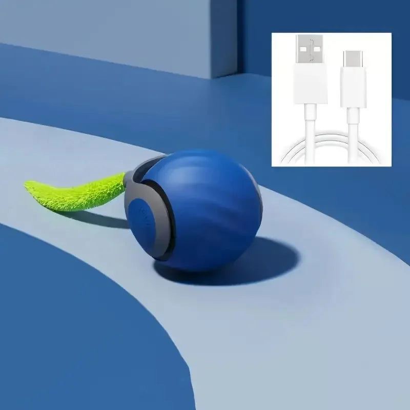 Smart Interactive Cat Toy Ball – USB Rechargeable Teaser