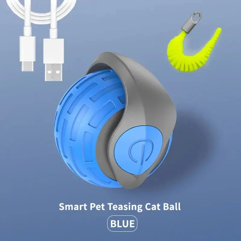 Smart Interactive Cat Toy Ball – USB Rechargeable Teaser