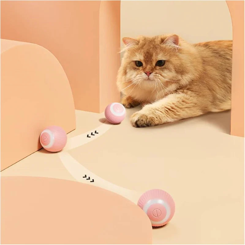 Smart Interactive Cat Toy Ball – USB Rechargeable Teaser