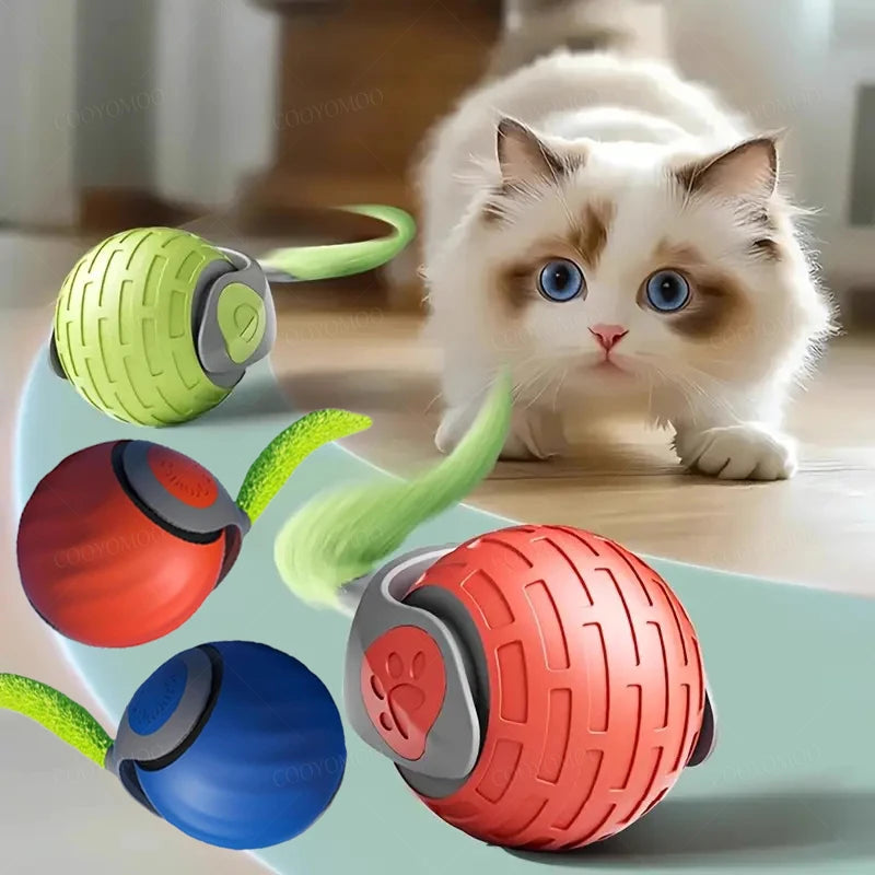 Smart Interactive Cat Toy Ball – USB Rechargeable Teaser